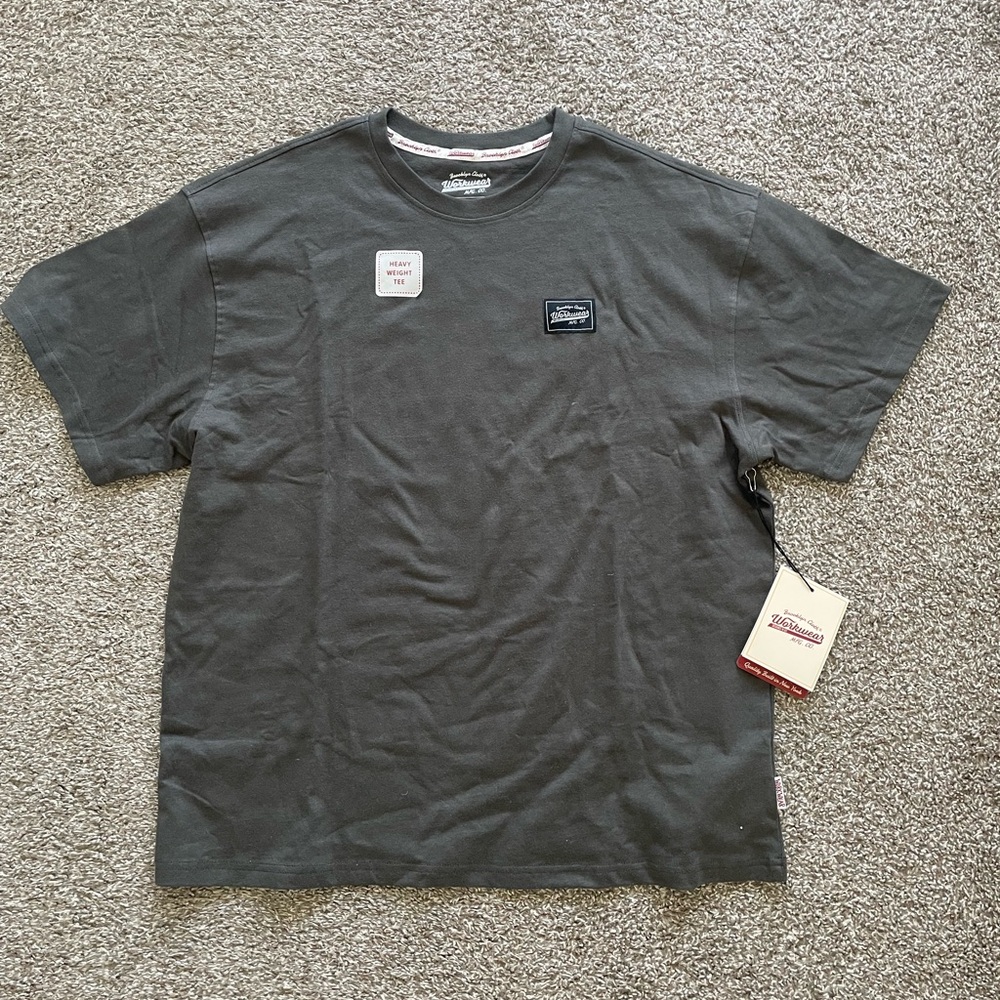 Brooklyn Cloth Men's Short Sleeve Crewneck T-Shirt - Charcoal